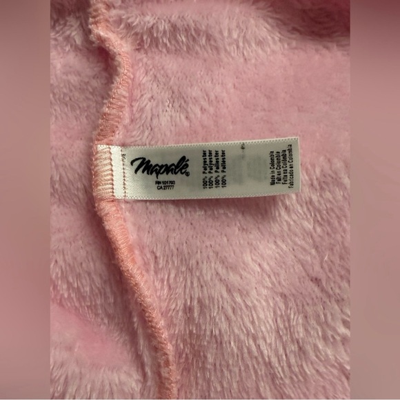 Mapalé Pink Terry Romper Y2K Lounge Pajamas Size L - Picture 3 of 3